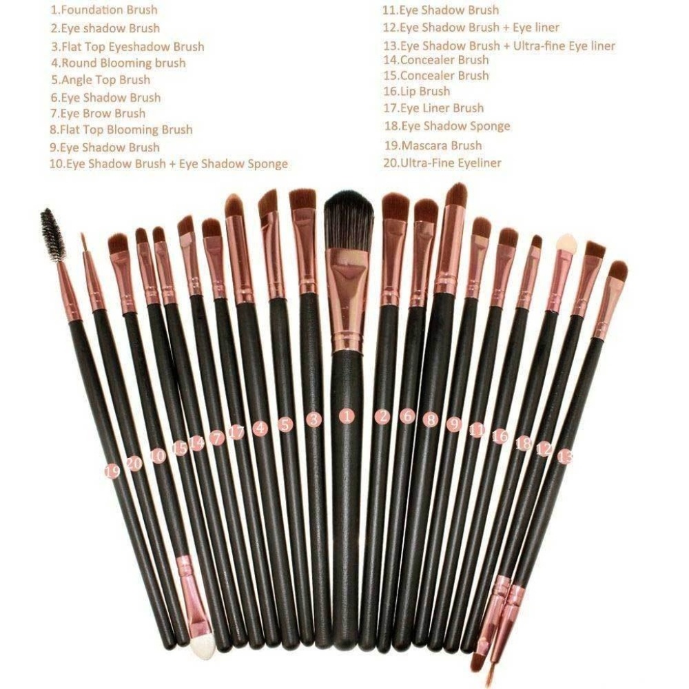 20pcs Makeup BRUSHES Kit